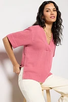 Dune Cotton Gauze Popover