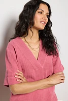 Dune Cotton Gauze Popover