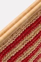 Maeve Striped Clutch