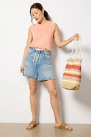 Sunwashed Slub Muscle Tank