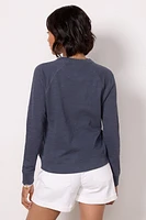 Sunwashed Slub Crewneck