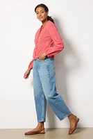 Peplum Crinkle Shirt
