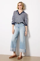 Kimberly Stripe Tipping Pullover