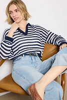 Kimberly Stripe Tipping Pullover