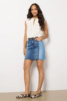 Reworked Denim Skirt