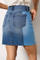 Reworked Denim Skirt
