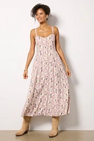 Angel Eyes Toile Midi Dress