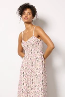 Angel Eyes Toile Midi Dress