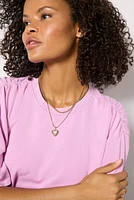 Juno Heart Layer Necklace