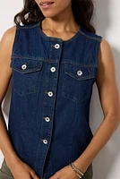 Maritime Denim Vest
