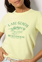 Lake Geneva Sunwashed Crew Tee