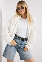 Trimmer Knit Shacket