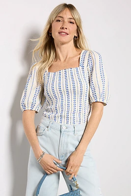 Ellison Smocked Top