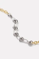 Elena Two Tone Necklace