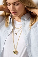 Carina Heart Drop Necklace