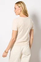 Ivy Button Front Tee
