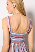 Julia Stripe Midi Dress