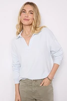 Nico Reverse Fleece Top