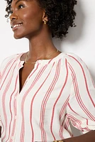 Lumi Split Neck Blouse