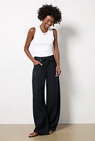 Brynn Drawstring Linen Pant