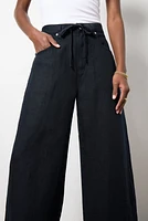 Brynn Drawstring Linen Pant