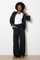 Brynn Drawstring Linen Pant