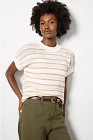 CIARA STRIPE KNIT TOP