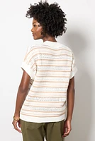 CIARA STRIPE KNIT TOP