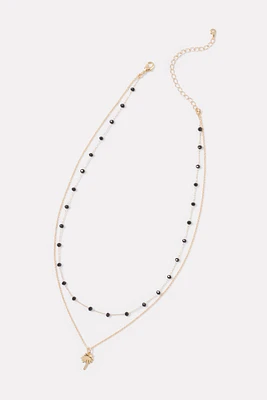 Laguna Palm Tree Necklace