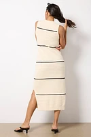 SCOTT SCOOP NECK MIDI DRESS