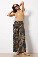 Isla Palm Printed Pants