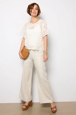Lily Lace Dolman Sleeve Tee