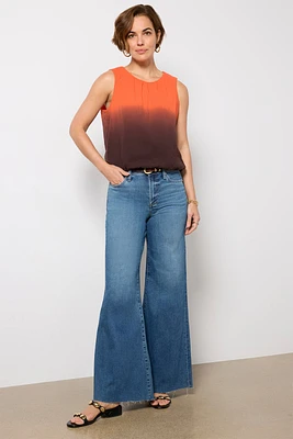 Skye Dip Dye Bubble Top
