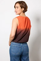 Skye Dip Dye Bubble Top
