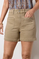 Stretch Terry Patch Pocket Short
