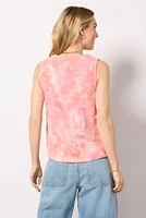 Dune Cotton Gauze Sleeveless Pullover