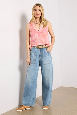 Dune Cotton Gauze Sleeveless Pullover