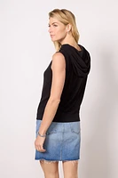 Zoey Sleeveless Hoodie