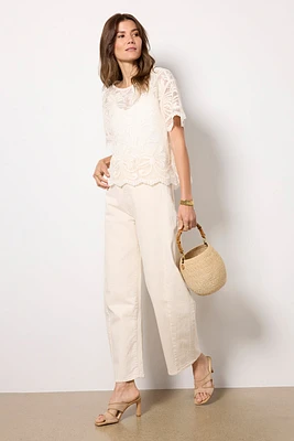 Lily Lace Dolman Sleeve Tee