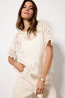 Lily Lace Dolman Sleeve Tee