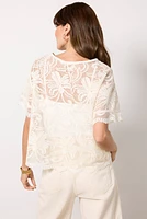 Lily Lace Dolman Sleeve Tee