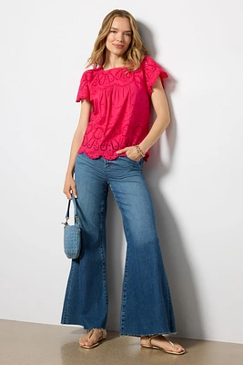 Quincy Eyelet Blouse