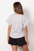 Stevie Cuffed V-Neck