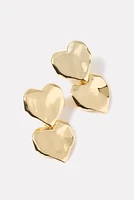 Huntley Heart Drop Earring