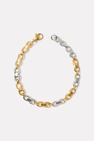 Rio Two Tone Chain Bracelet