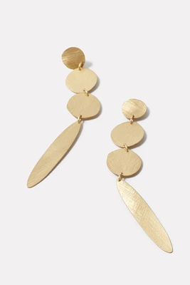Geo textured earrings