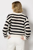Open Knit Bomber