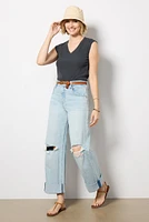 Oro Ribbed Tee