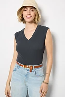 Oro Ribbed Tee