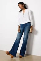 Button Front Textured Shirt